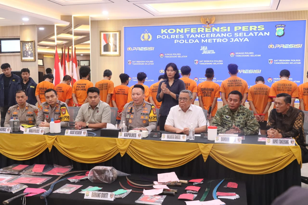 Kapolres Tangsel : Siskamling Terpadu Efektif dalam upaya mencegah Kejahatan dan membantu  Kepolisian mengamankan pelaku kejahatan (Preventif Strike)