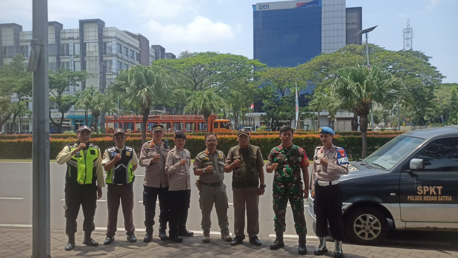 Polsek Medan Satria Gelar Patroli Skala Sedang Jaga Kamtibmas