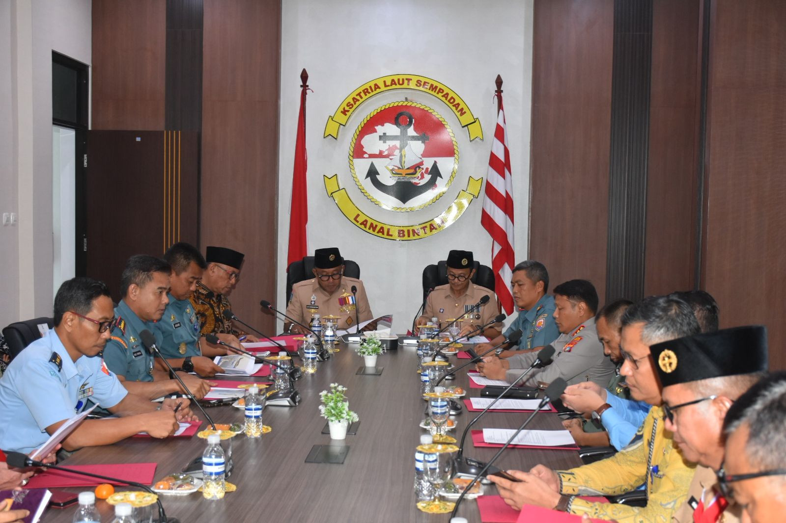 Lanal Bintan Tuan Rumah Rapat Forkopimda Kota Tanjungpinang