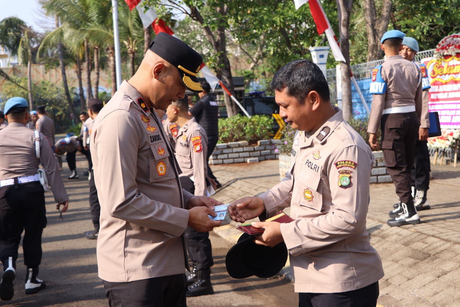 Kapolres Kepulauan Seribu Pimpin Gaktibplin Usai Apel Pagi, Pastikan Disiplin dan Kesiapsiagaan Anggota