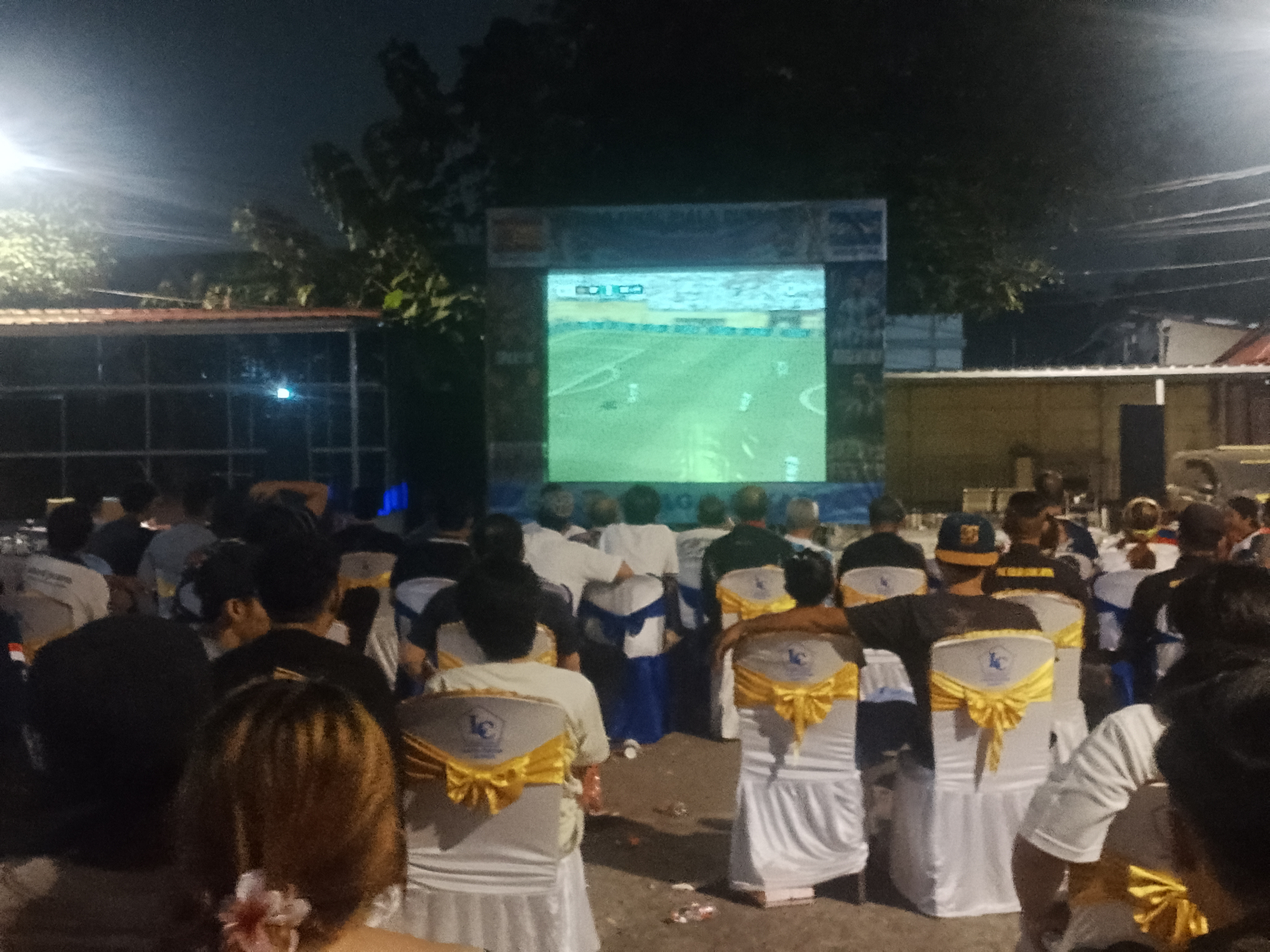 Polsek Koja Gelar Nobar Final Piala Dunia, Jadi Ajang Perkuat Sinergi dengan Warga