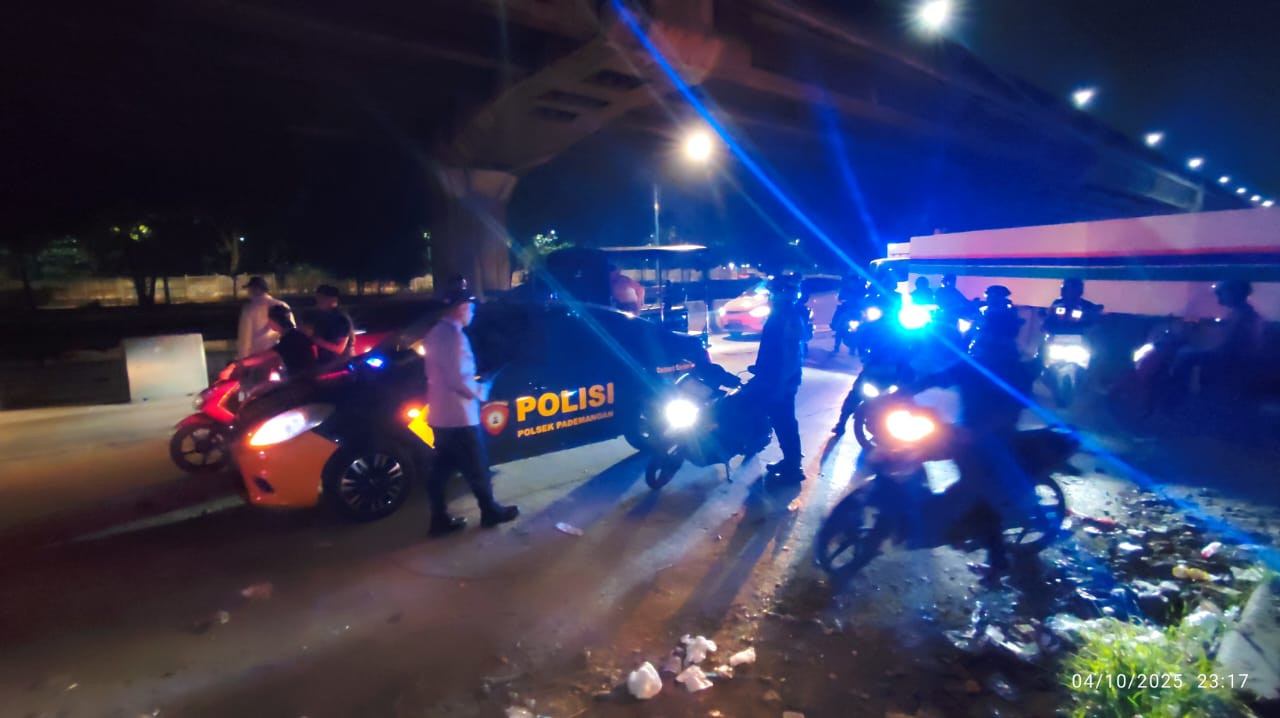 Polsek Pademangan Gencarkan Patroli Malam KRYD Antisipasi Tawuran dan Balap Liar, Dua Remaja Diamankan