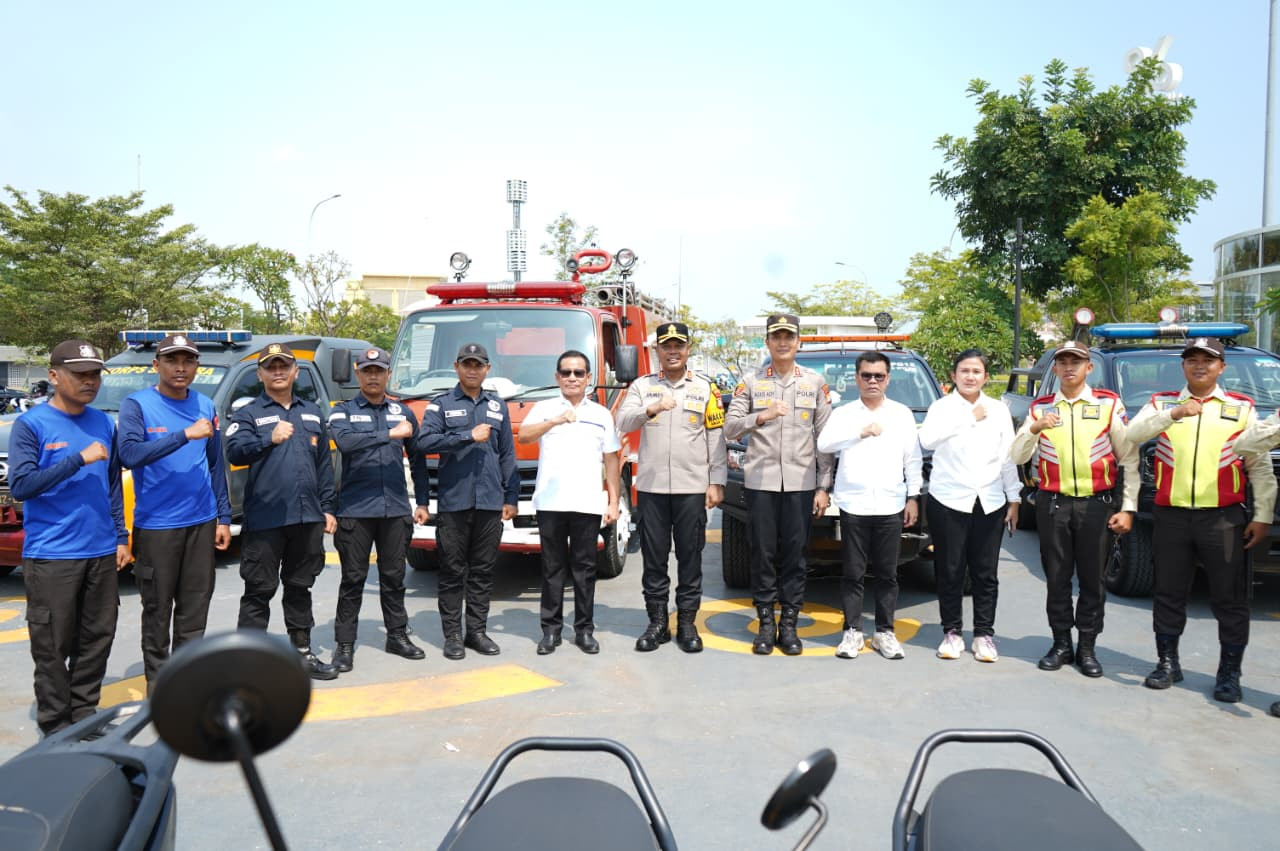 Apel Bersama Potensi Masyarakat di Bundaran PIK ICON, Wujud Sinergi Polri dan Masyarakat Jaga Kamtibmas Jakarta Utara