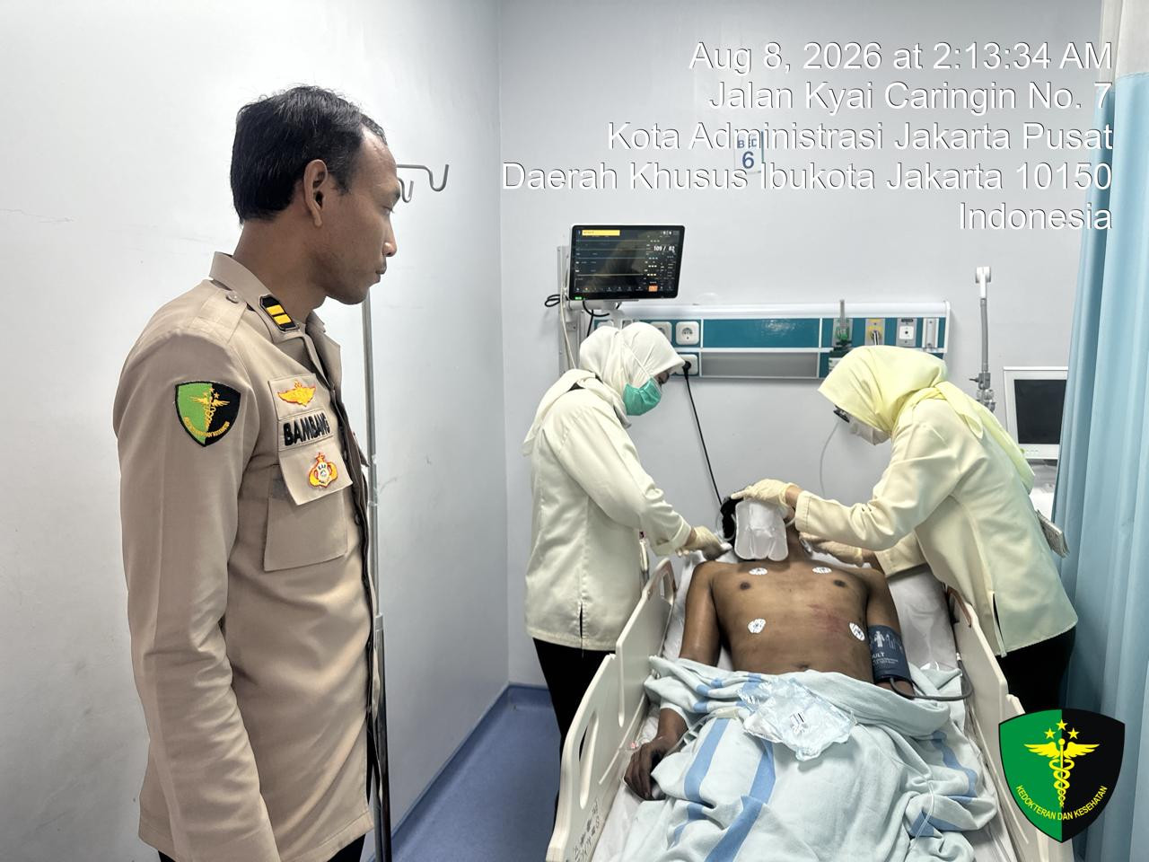 Biddokkes Polda Metro Jaya Kerahkan Tim Keslap dan DVI Tangani Kebakaran Gedung Bapenda