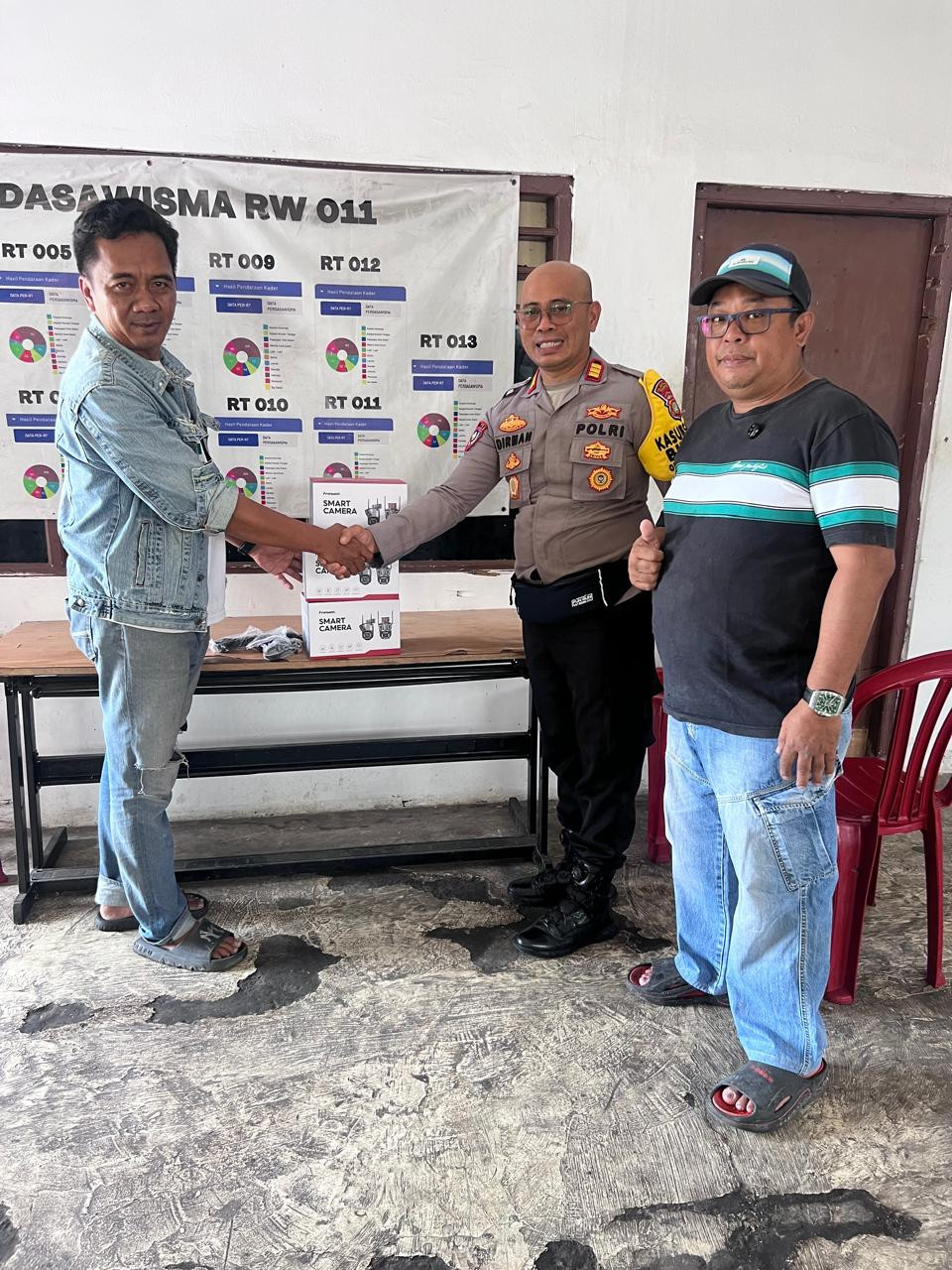 Warga Berterima Kasih Kepada Kapolres Priok, Atas Bantuan CCTV, Cegah Gangguan Kamtibmas