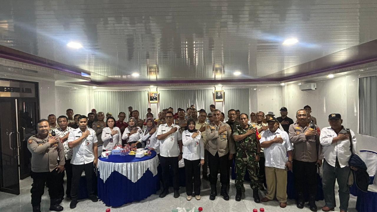 Polsek Koja bersama Forkopimcam Rapat Koordinasi Pengamanan Ramadhan 1447 H