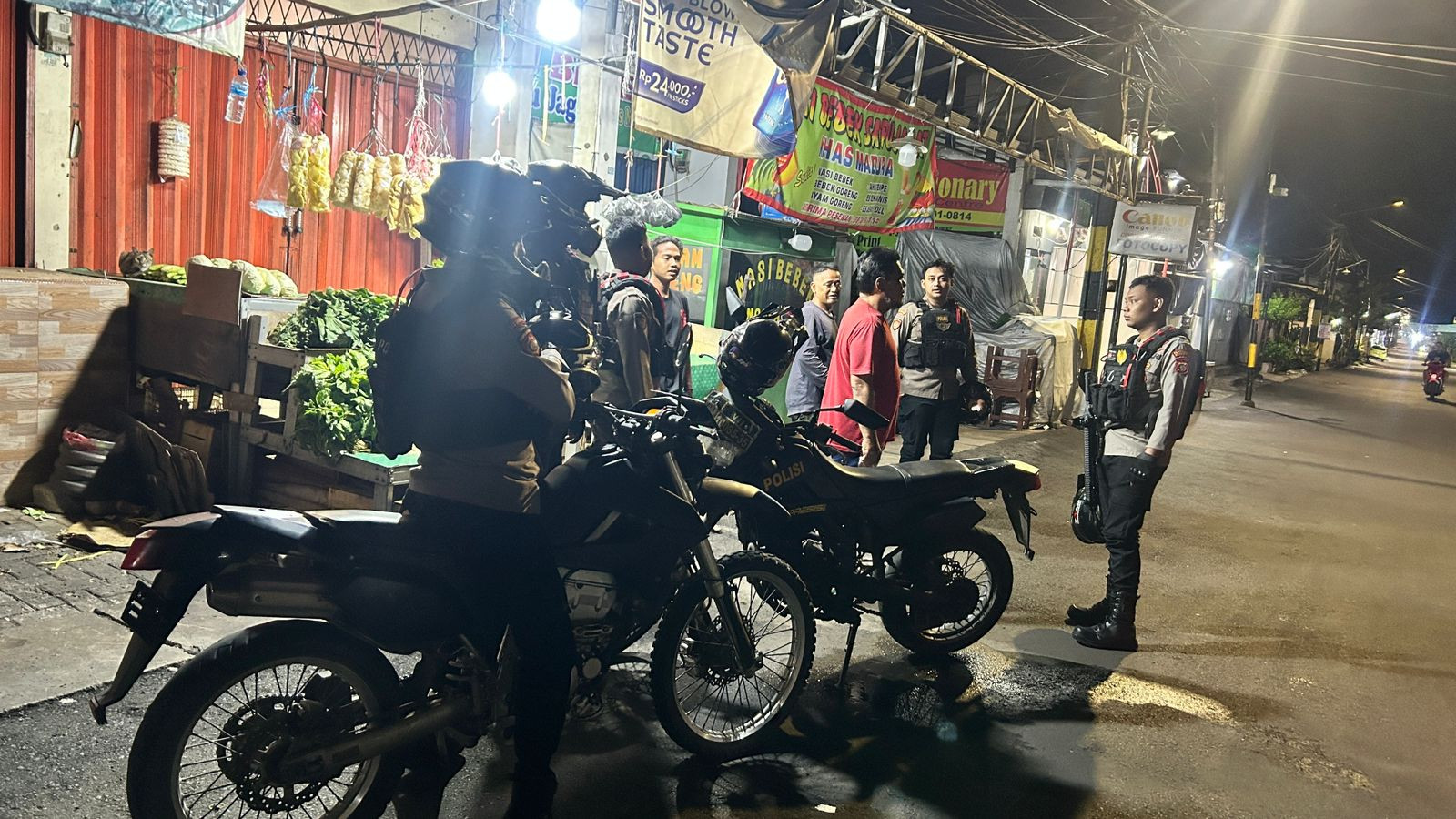 Sikat Kejahatan Jalanan, Tim Presisi Polres Metro Bekasi Kota Sisir Titik Rawan Hingga Subuh